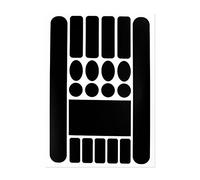 GBSONGJIN Autocollant Velo, Stickers Velo 3 Set de la chaîne de vélo Sticker Sticker Bike Vélo Sticker Sticker Cadre Pliante Film Protecteur Autocollant Anti-Rayures(A)