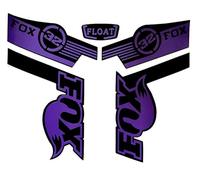 GBSONGJIN Autocollant Velo, Stickers Velo Stickers de Cadre de vélo de Montagne réfléchissant de 2 pcs Utilisation adaptée pour Fourchette à vélos Fixe(Purple)