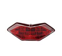 GBSONGJIN Clignotant Moto Led Feu arrière de moto Utilisation adaptée pour Ninja 300 2013-2017, 1 pièce, feu avec clignotant intégré(Red)
