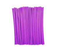 GBSONGJIN Lot de 36 réflecteurs pour rayons de vélo, bande lumineuse réfléchissante pour rayons de vélo, accessoires pour vélos de 17 cm (violet)