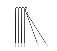 GBSONGJIN Mountain Road Lot de 18 rayons de vélo pliables en acier 45# Diamètre 2 mm 26 pouces 27,5 29 avec capuchon de rayon 14 G 250-273 mm (18 pièces 267 mm)