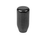 GBSONGJIN Pommeau De Vitesse, Pommeau Levier De Pommeau De Levier Vitesse Manuel En Fiber Carbone, Ovale/sphère Universel, Avec 3 Adaptateurs(TW-70mm)