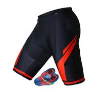 GBSONGLIANGBO Cycliste Homme,Cuissard Velo Homme Short de Cyclisme for Hommes, Short de Cyclisme d'été rembourré 9D, Collants Courts, Pantalons Respirants for vélo de Montagne(4,5XL)