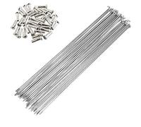 GBSONGLIANGBO Rayons de Vélo, Rayon Velo Vélo électrique Flexible VTT 700C Roues 26 Pouces 27.5 Pouces Rayons de Cycle en Acier Inoxydable Rayons de vélo Rayons écrous(260MM)