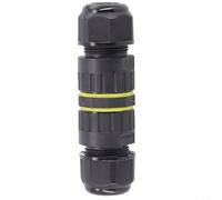 Gbtdoface 1 connecteur de fil étanche, boîte de jonction étanche, boîte de jonction extérieure à 3 broches, IP68, connecteur de câble électrique étanche (1 pièce)