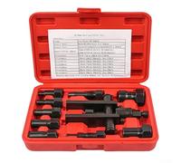 Gbtdoface Lot de 10 extracteurs de roulement aveugles, kit d'extraction de roulement intérieur de moto, extracteur de roulement de moto avec boîte