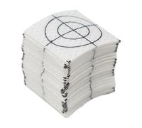 Gbtdoface Lot de 100 autocollants réflecteurs, feuille réflectrice, 0/30/40/50/60 mm, cible réfléchissante argentée (4 cm x 4 cm)
