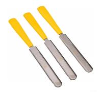 Gbtdoface Lot de 3 limes à sillet de guitare, limes de guitare, limes à frettes pour frettes, kit d'outils de réparation Luthier