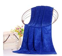 GBYJ Grande Serviette De Bain Adulte, Serviette De Bain en Microfibre, Serviette Douce Super Absorbante, À Séchage Rapide Et Écologique, Bleu, 150X200Cm