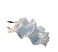 GBYUHAIJUN Fan Veil Soie,Voile De Danse Orientale Eventails de Danse du Ventre en Soie Danse Véritable/Rayonne Éventails Main Gauche + Droite 150/180 * 90 cm(16,180cm Imitation Silk)