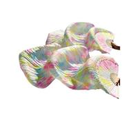 GBYUHAIJUN Fan Veil Soie,Voile De Danse Orientale Voiles d'éventail en Soie Teints for Femmes, éventail de Danse du Ventre, 1 Paire d'éventails Couleur dégradée for(FS92,1pair-230x90cm)