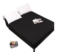 GBYUHAIJUN Protege Matelas,AlèSe ImperméAble Drap-Housse imperméable et Respirant for Matelas Gris Queen/King/Twin/Full(Black,100X200X30cm)