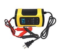 GBZIJIE Booster Batterie Voiture, Chargeur Auto Moto 6A de Voiture Smart Alimentation Chargeur de Batterie Intelligente 12V DC, 110V-220V AC