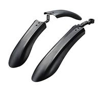 GBZIJIE Garde Boue Velo Réglable Bike Fender 2PCS Ailes de vélo 26-29 Pouces Vélo Avant la Boue à l'arrière Garen(Black(1pair))