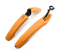 GBZIJIE Garde Boue Velo Réglable Vélo de Montagne Fender Bicycle Pluie Pluie Boue 26 Pouces Plus Longueur Grande Accessoires d'accessoires(Orange)