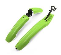 GBZIJIE Garde Boue Velo Réglable Vélo de Montagne Fender Bicycle Pluie Pluie Boue 26 Pouces Plus Longueur Grande Accessoires d'accessoires(Green)