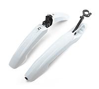 GBZIJIE Garde Boue Velo Réglable Vélo de Montagne Fender Bicycle Pluie Pluie Boue 26 Pouces Plus Longueur Grande Accessoires d'accessoires(White)