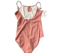 GBZIJIE Justaucorps Danse Femme,Jupe Danse Collants, Bretelles, Gymnastique, Bodys de Ballet, Danseuses, Combinaisons d'entraînement Une pièce à Entrejambe Haut(A,XXL)