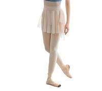 GBZIJIE Justaucorps Danse Femme,Jupe Danse Jupe de Ballet en Maille for Femmes, Ballerine Adulte, Robe Danse élastique Professionnelle, Costumes d'entraînement Gymnastique, Mini-Jupes(L XL)