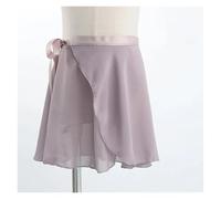 GBZIJIE Justaucorps Danse Femme,Jupe Danse Jupes de Ballet for Femmes, Jupes en Mousseline à Lacets, Danse, Justaucorps for Adultes, d'entraînement, Mini-Jupes Tutu(Gray Purple,Height 160cm-175cm)