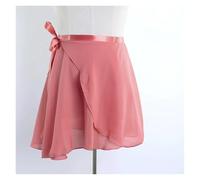 GBZIJIE Justaucorps Danse Femme,Jupe Danse Jupes de Ballet for Femmes, Jupes en Mousseline à Lacets, Danse, Justaucorps for Adultes, d'entraînement, Mini-Jupes Tutu(Rose Brown,Height 100cm-135cm)