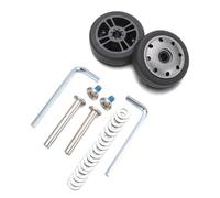 GBZIJIE Roulette Valise Portables Kit de réparation Roues silencieuses, 8 pièces, avec vis, for valises, Bagages, essieux, roulettes, Bricolage(49mm x 14.5mm)