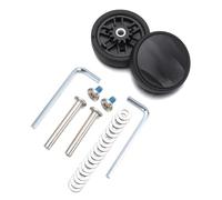 GBZIJIE Roulette Valise Portables Kit de réparation Roues silencieuses, 8 pièces, avec vis, for valises, Bagages, essieux, roulettes, Bricolage(54mm x 11.5mm)
