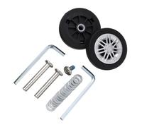 GBZIJIE Roulette Valise Portables Lot de 8 roulettes Rechange durables for valises, avec vis, kit réparation et Remplacement(56mm x12mm-2)