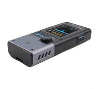 GC-03 Détecteur de rayonnement nucléaire multifonction avec écran couleur 2,4 pouces, compteur portable, moniteur de taux de dose et testeur de champ électromagnétique pour (noir)