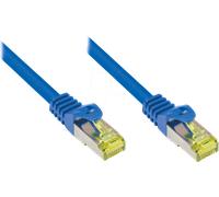 Bonnes connexions Patchkabel m. Cat.7 Rohkabel blau 7,5m