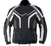 GC Bikewear One Way, veste textile imperméable S Noir/Gris Noir/Gris