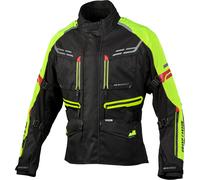 GC Bikewear Ventura, veste textile imperméable M Noir/Jaune Néon Noir/Jaune Néon
