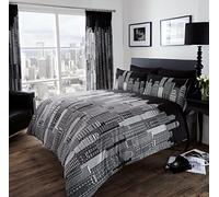 GC GAVENO CAVAILIA Gaveno Cavailia Sky Line Parure Luxueuse avec Housse de Couette et taies d'oreiller en Polyester et Coton pour lit Simple Multicolore, Lin, Skyline Multi