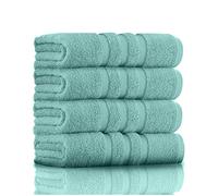 GC GAVENO CAVAILIA Lot de 2 essuie-Mains de qualité supérieure pour Salle de Bain - en Coton égyptien - 550 g/m² - Bleu Canard