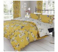 GC GAVENO CAVAILIA Parure de lit de Luxe avec Housse de Couette réversible Facile d'entretien, Douce et Confortable, Polycoton, Ocre, King (230 x 220cm)