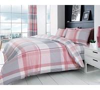 GC GAVENO CAVAILIA Parure de lit Double (200 x 200 cm) - Housse de Couette en Polycoton Respirant - Rose