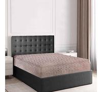 GC GAVENO CAVAILIA Parure de lit Double pelucheuse en Polaire Facile d'entretien Motif étoiles Rose