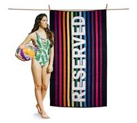 GC GAVENO CAVAILIA Serviette de Plage 500 g/m² - Serviette de Plage Extra Large 100 x 180 - Anti-Sable, séchage Rapide, légère, Serviette de Yoga et de Natation