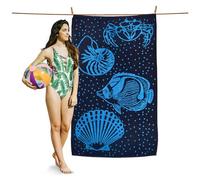 GC GAVENO CAVAILIA Serviette de Plage 500 g/m² - Extra Large 100 x 180 cm - Anti-Sable, Séchage Rapide, Légère - Pour Yoga et Natation