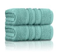 GC GAVENO CAVAILIA Serviettes de Bain | 550 g/m² Extra Larges | Lavables et absorbantes | Drap de Bain en Coton égyptien, Bleu Canard
