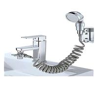 GC GLOBALCOMMERCE Douchette pour évier, kit de douche pour bidet, salle de bain, déviateur de robinet d'évier, parfait pour nettoyer ou laver les animaux domestiques