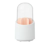 GC GLOBALCOMMERCE Organiseur de maquillage avec base pivotante à 360° | Porte-ruche avec compartiments et couvercle transparent