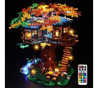 GC Kit d'éclairage pour arbre Lego 21318 (kit Lego non inclus) (télécommande)