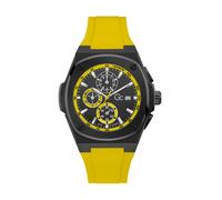 Gc Montre à affichage analogique 'Coussin Shape Racing' jaune, Taille One Size