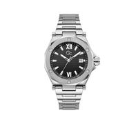 Gc Montre à affichage analogique 'Gc Legacy Sleek' noir / argent, Taille One Size