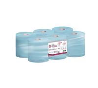 GC TECH Bobina Secamanos bleu - 2 Capas - Sistema Autocorte pour adultes, usage quotidien, format pratique