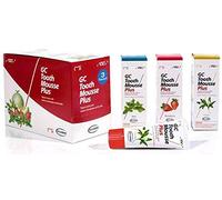 GC Tooth Mousse Plus Lot de 3 tubes de 40 g assortis fraise, menthe, vanille