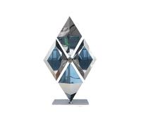 gC7aHx8 Oeuvre Sculpture d'art Moderne en Acier Inoxydable de Luxe Robuste, Collection Cadeaux Statue