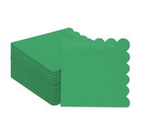 Gcardist Serviettes en papier jetables pour cocktail, dîner, mariage, fête d'anniversaire, 120 cm, vert brillant (120 count)