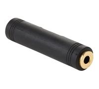 StarTech Coupleur audio 3,5 mm GCAUD3535FF – Connecteurs plaqués or, Femelle/Femelle, noir